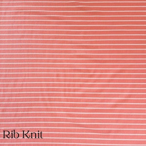 Rib Knit, Fabric, By The Yard/Half Yard