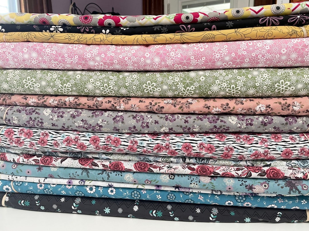 INVENTORY SALE Poly Cotton Fabric by the Yard/half Yard Etsy