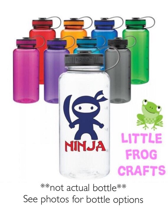 New Official American Ninja Warrior Water Bottle BPA-free plastic Blue or Red
