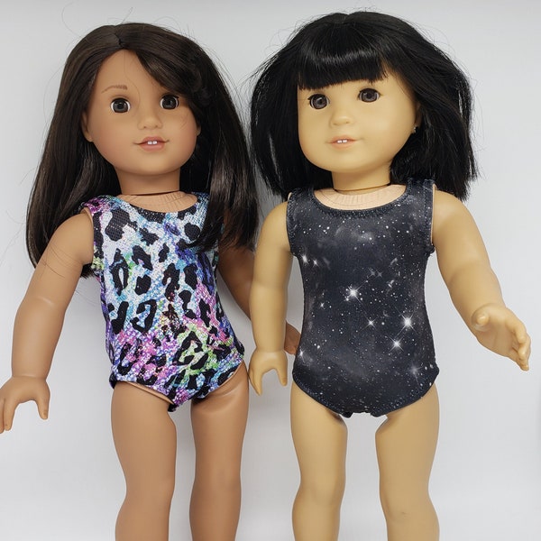 Leotard for Dolls - Gymnastics, Ballet, Swimsuit, etc.