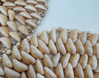 Cowrie Shell Trivet Set, Vintage Nautical Decor, Beach House Hot Pad