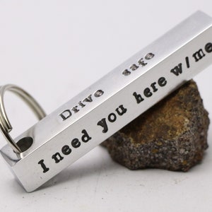 Personalized Mens Keychain , Personalized Keychain , Metal Keychain , Custom Keychain Men , Aluminum Keychain , Keychain for Him , keychain