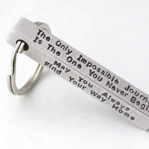Anniversary Gift - Bar Keyring - Bar Keychain - Personalized Gift - Personalized Keychain - Anniversary Gift - fathers day - christmas gift