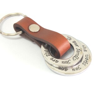 Men&#39;s Keychain,Coordinates Keychain,Hand Stamped Keychain,Keychain for men,Personalized  Gift,Keychain for her,Mothers day, GPS Coordinates