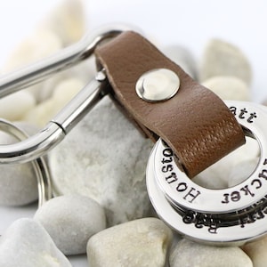 Longitude Latitude Keychain,Boyfriend Gift,Hooked On You Personalized Keychain, Coordinates Keychain, Mens gift,Personalized ring