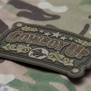 Cowboy Up - (PVC) Morale Patch
