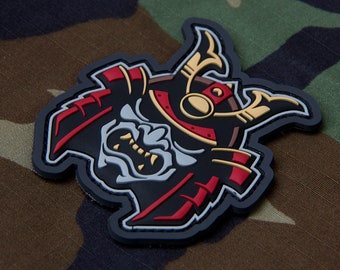 Samurai Head - (PVC) Morale Patch