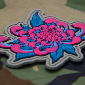Chrysanthemum Tattoo - (PVC) Morale Patch