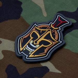 Spartan Warrior Head 1 - (PVC) Morale Patch