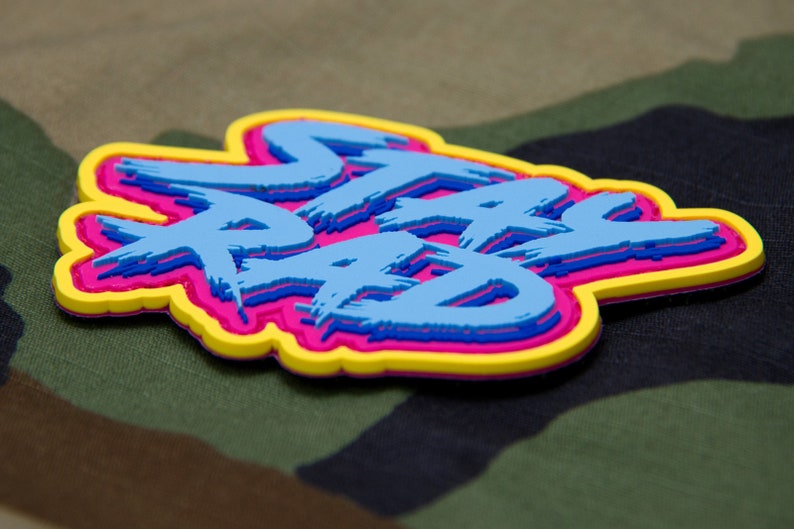 Stay Rad Text (PVC) Patch 