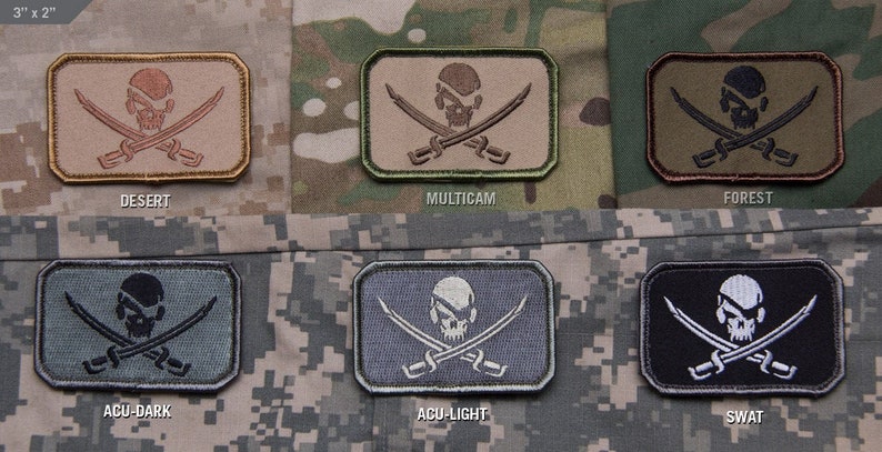 Calico Jack Pirate Skull Patch