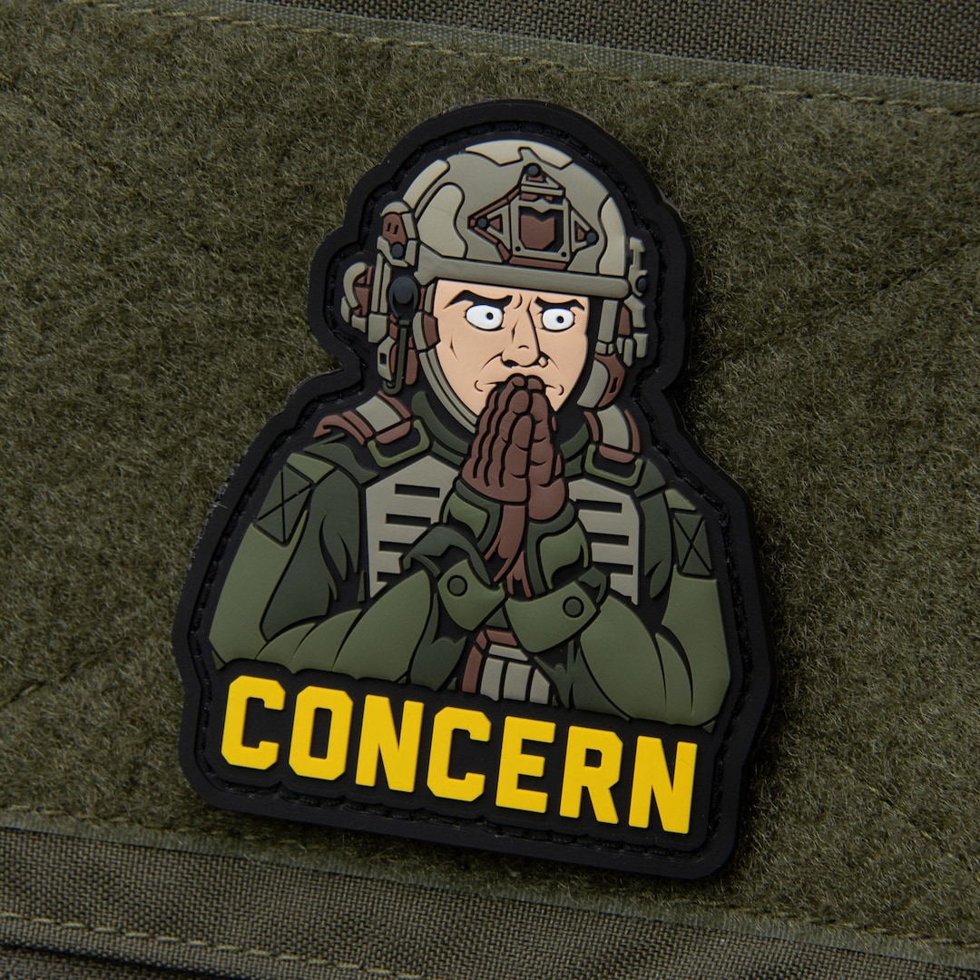 Concern PVC Morale Patch Etsy