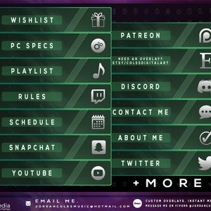 Green Cosmos - Profile Panel Pack