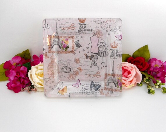 Paris Decor Plate Display Plate Decorative Plate Etsy