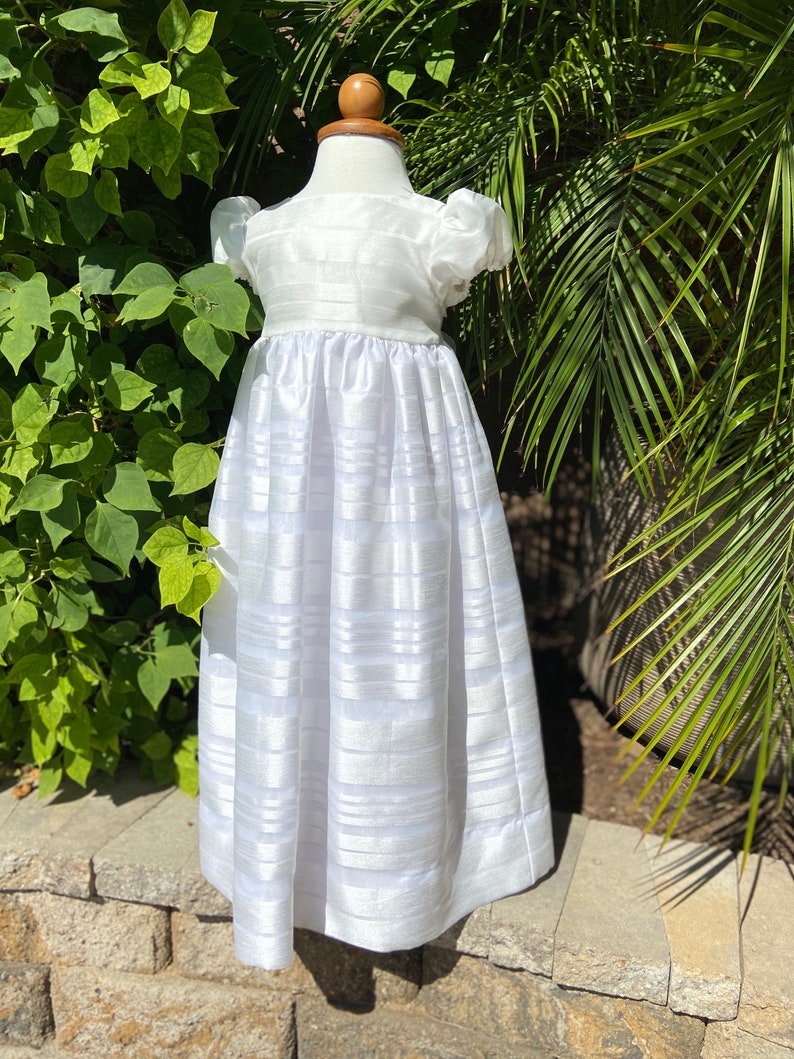 blessing with bloomers The Amy Dress for baby christening baptism