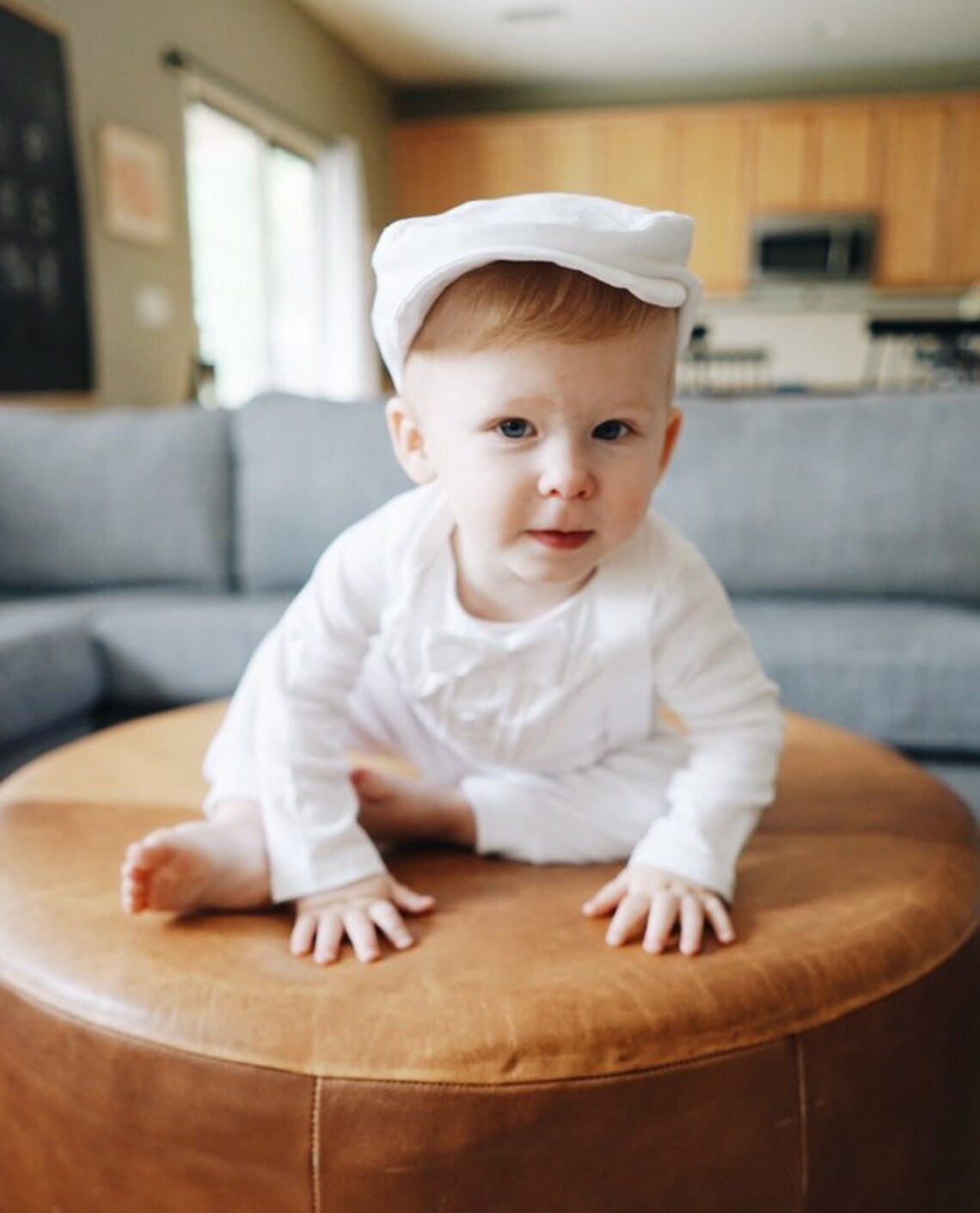 Baby Boy Hat White Linen Newsboy Cap White Scally Cap for Etsy