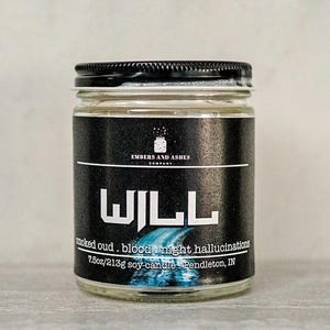 Will | Smoked Oud, Blood + Night Hallucinations | Fandom TV Soy Candle Hannibal Lector Will Graham Hannigram Inspired