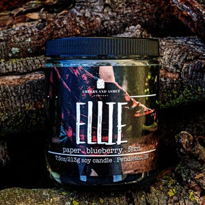 Ellie | Paper, Blueberry + Fern | Fandom Video Game Character The Last of Us Ellie Williams Soy Candle