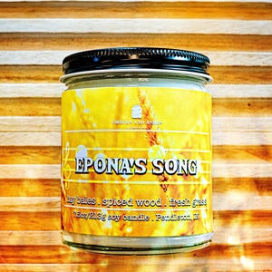 Epona&#39;s Song | Hay Bales, Spiced Wood + Fresh Grass | Fandom Video Game The Legend of Zelda TLOZ Ocarina of Time Epona&#39;s Song Soy Candle