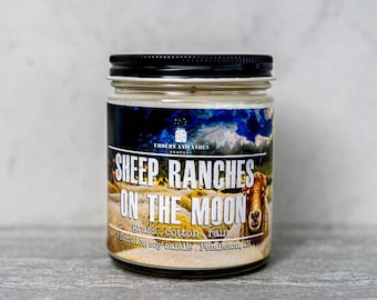 Sheep Ranches on the Moon | Grass, Cotton + Rain | Fandom Video Game Character The Last of Us Ellie Williams Joel Miller Soy Candle
