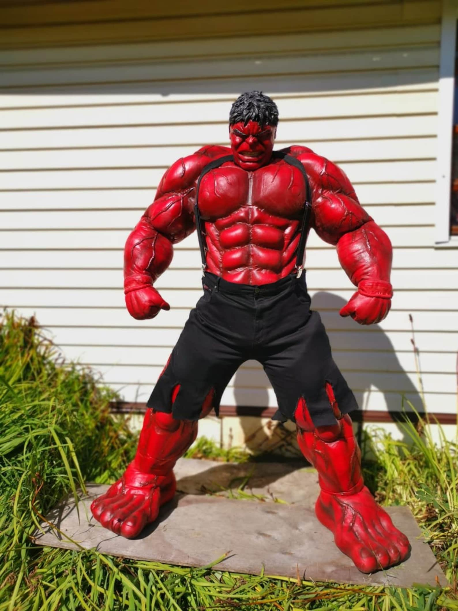 Red Hulk Red Hulk Cosplay Hulk Costume Hulk Marvel Etsy