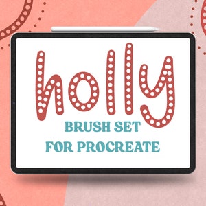 Procreate Stamps Brush set | Brush lettering | Instant Download | Calligraphy Brush | Digital Download | texture brushes | brush bundle