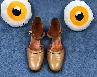 60s Mary Jane Shoes Size7.5N