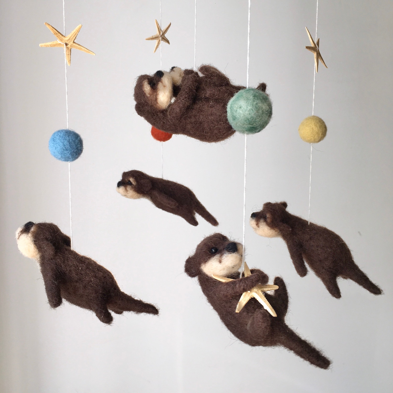 Otter Nursery Otters Baby Mobile Luxury Baby Gift New Etsy