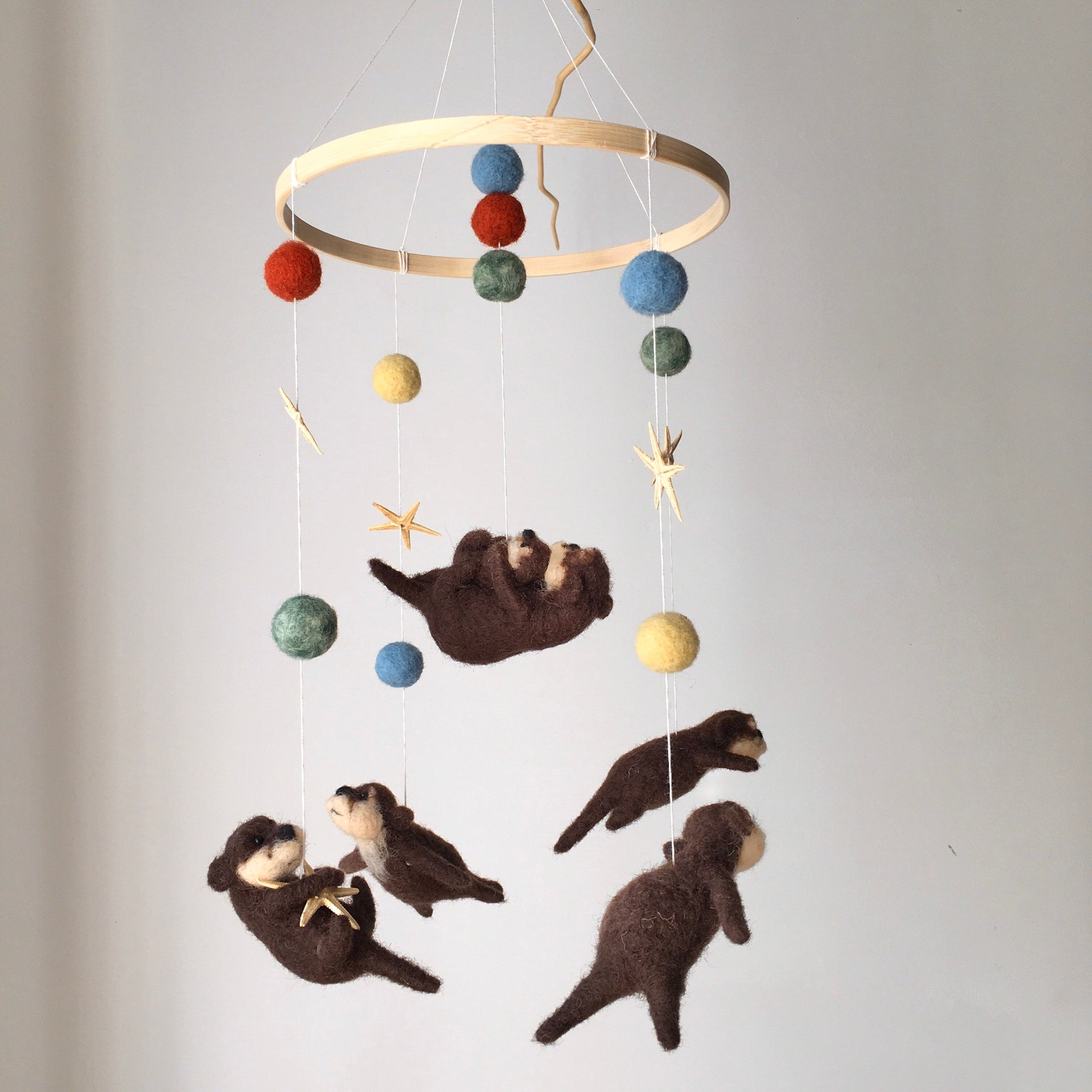Otter Nursery Otters Baby Mobile Luxury Baby Gift New Etsy