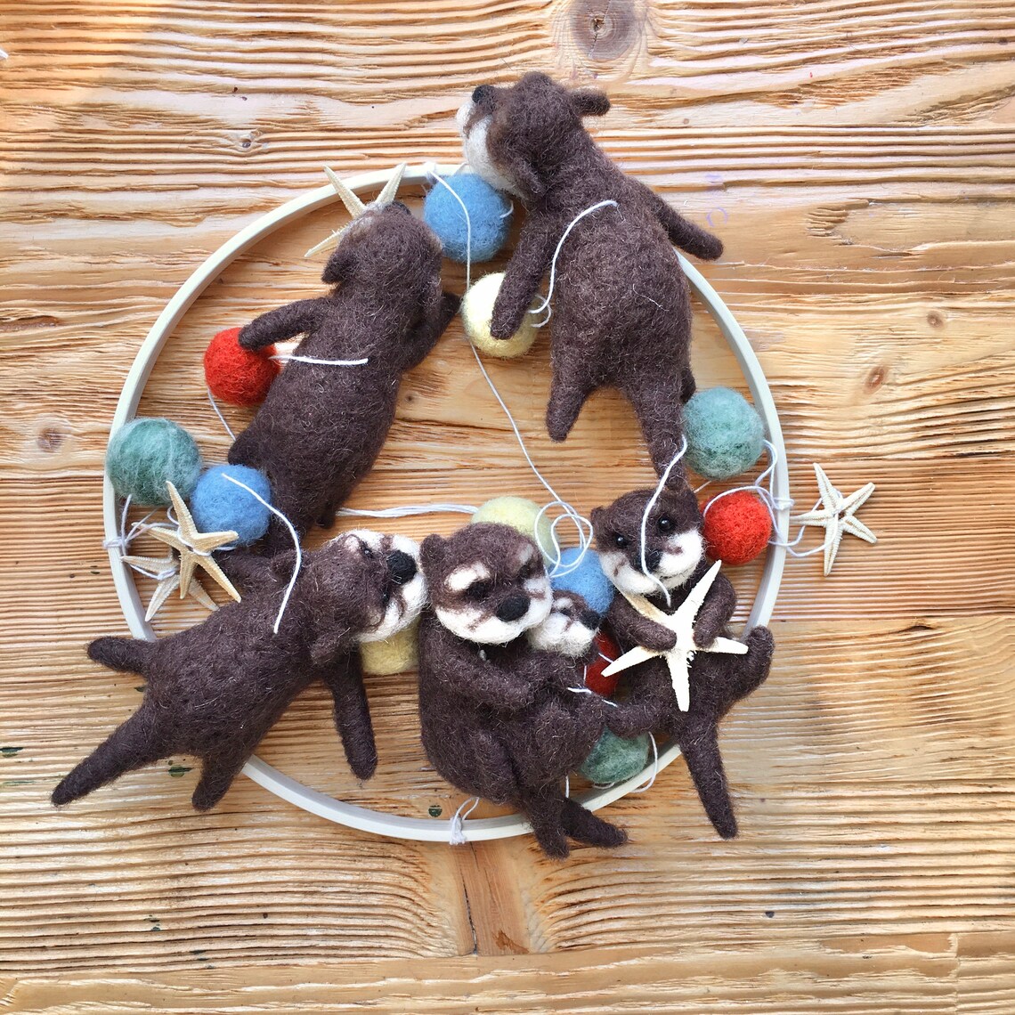 Otter nursery Otters baby mobile Luxury baby gift New Etsy