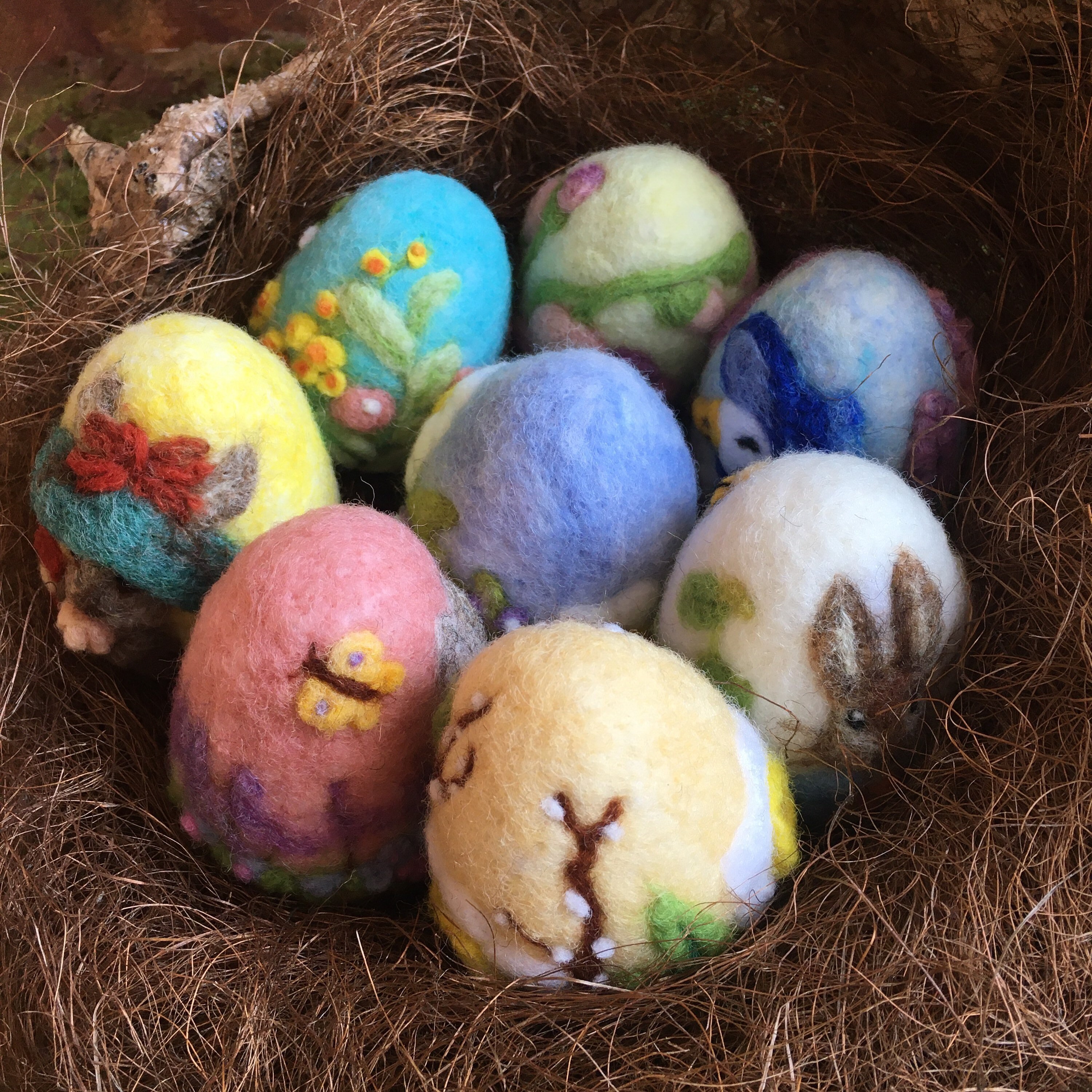 Needle Felted Egg With Jemima Puddle Duck Beatrix Potter CCD