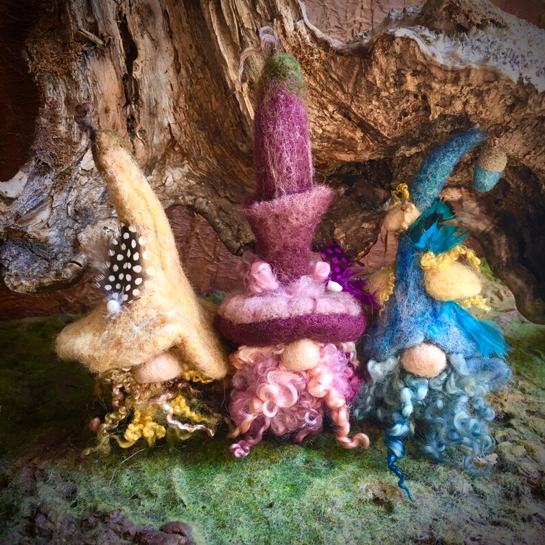 Mushroom gnomes Fall gnome Gnome gift Felt gnomes Gnome Etsy