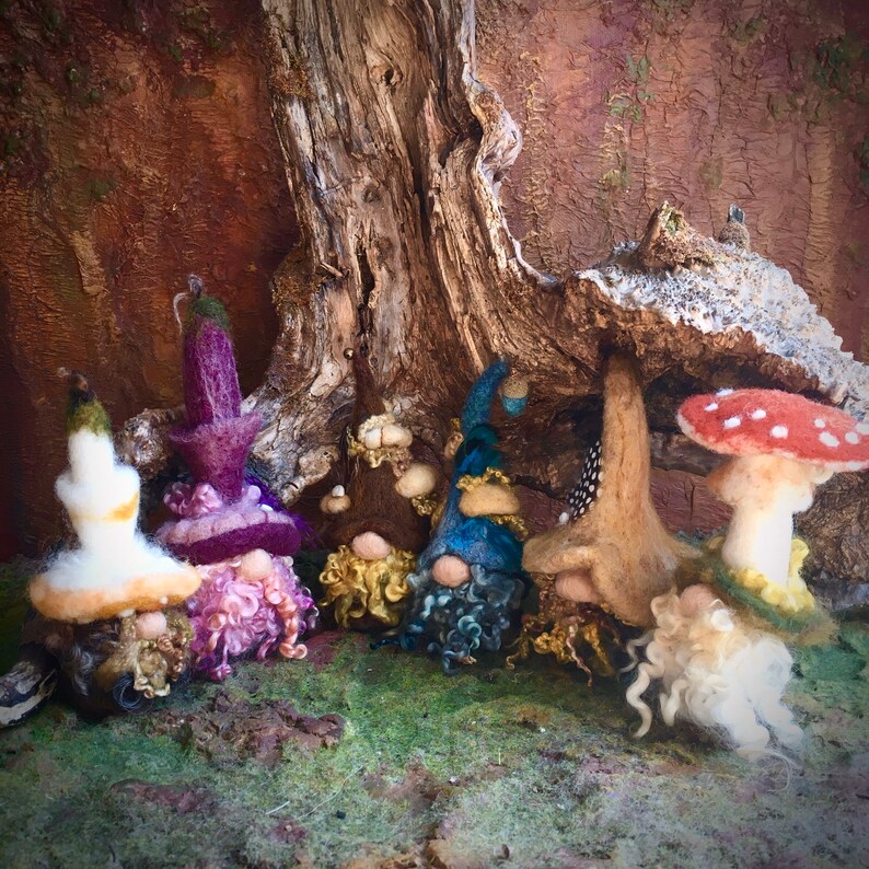 Mushroom gnomes different colors Fall gnome Gnome gift | Etsy