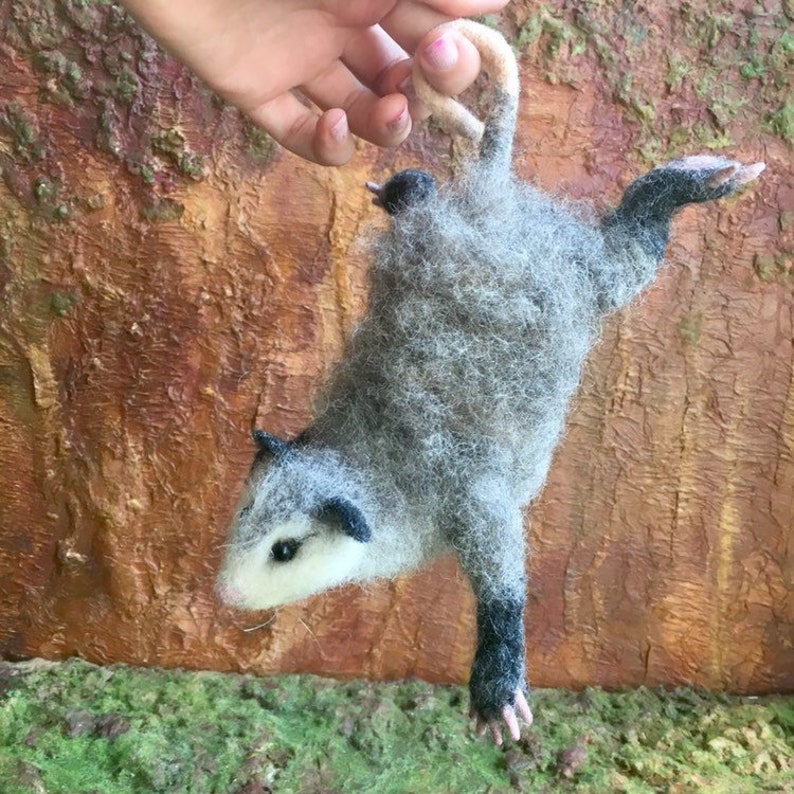 Cute Needle Felted Possum Realistic Animal. Etsy