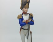 Kaiser German Dresden Porcelain Soldier Figure Collectible Massena Sword 9 quot 23cm
