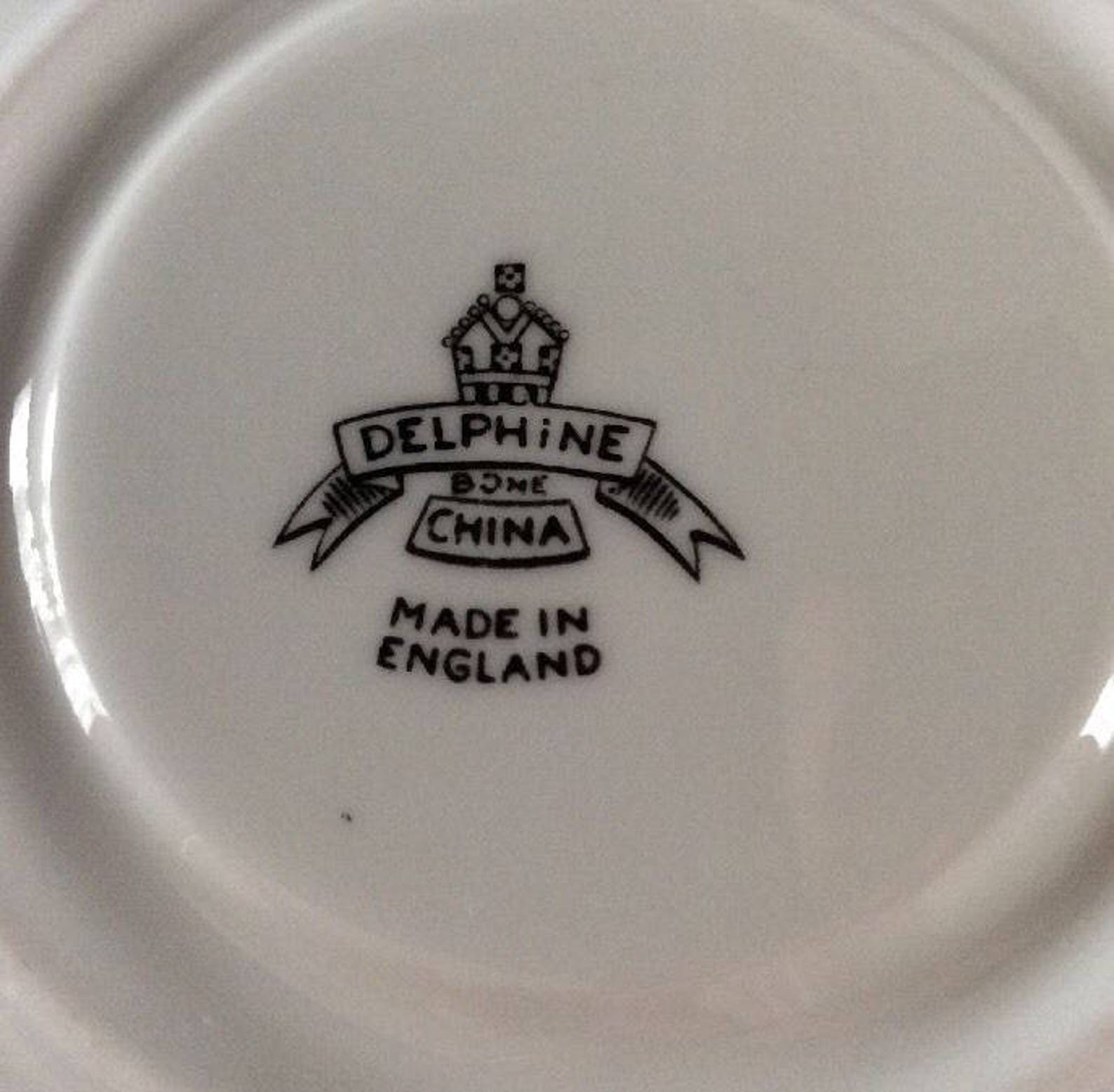 Delphine Bone China Floral Saucer Plate x3 for Spare / Etsy