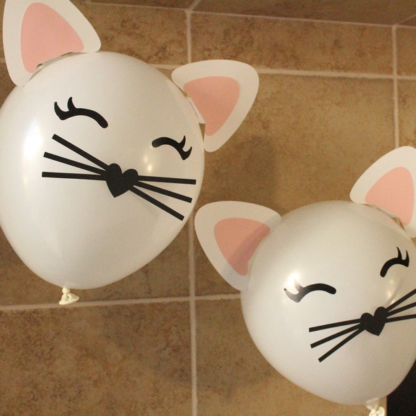 Cat Stick-On Balloon Decorations