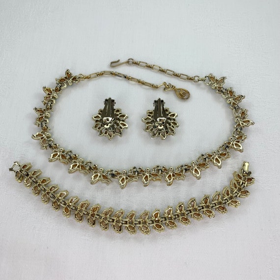 Vintage Pakula Jewelry Set Necklace Earrings Brac… - image 4