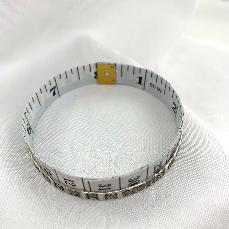 Vintage Danecraft Bangle Bracelet Sterling Silver Signed 8 image 4