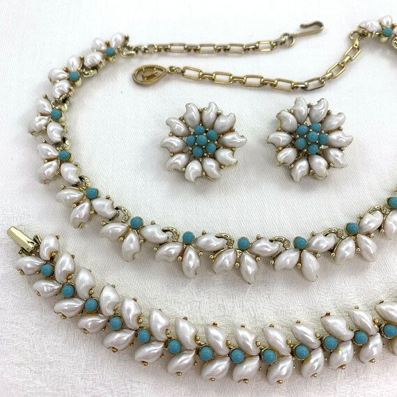 Vintage Pakula Jewelry Set Necklace Earrings Brac… - image 2