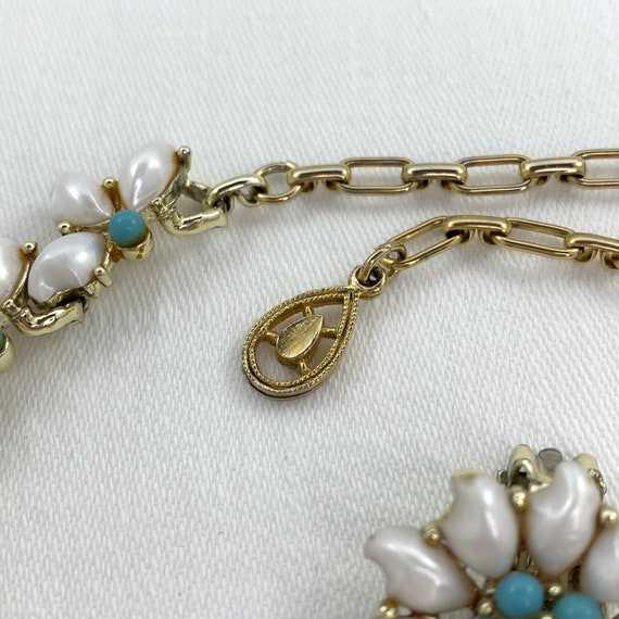 Vintage Pakula Jewelry Set Necklace Earrings Brac… - image 3