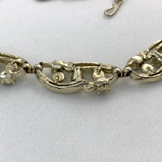 Vintage Coro Necklace Earring Set Green Uranium Glass… - Gem