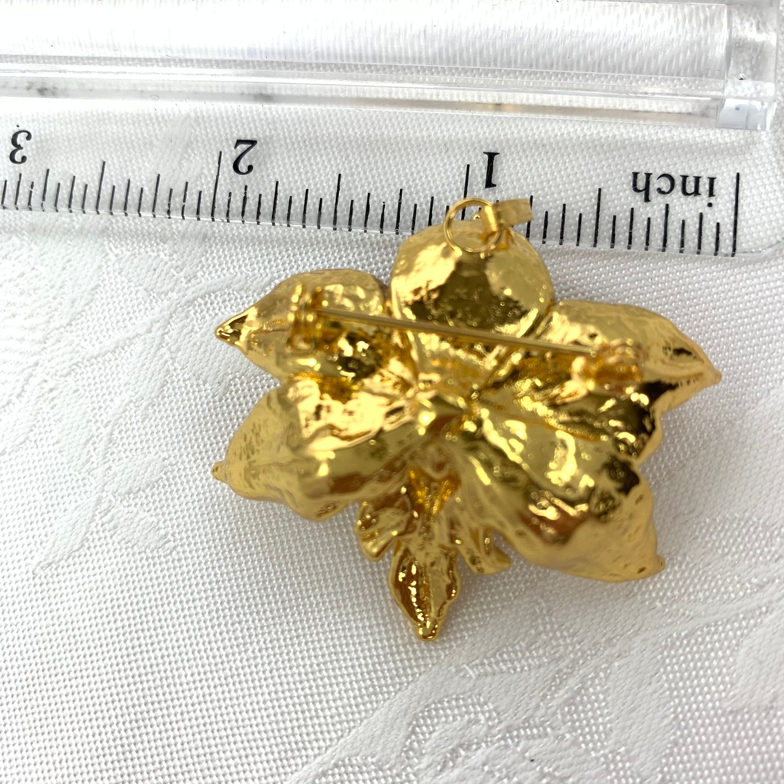 Risis Brooch Pendant Real Orchid 24 Kt. Gold Dipped Singapore Etsy UK