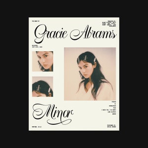 Gracie Abrams Minor Album Poster