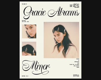 Gracie Abrams Minor Album Poster