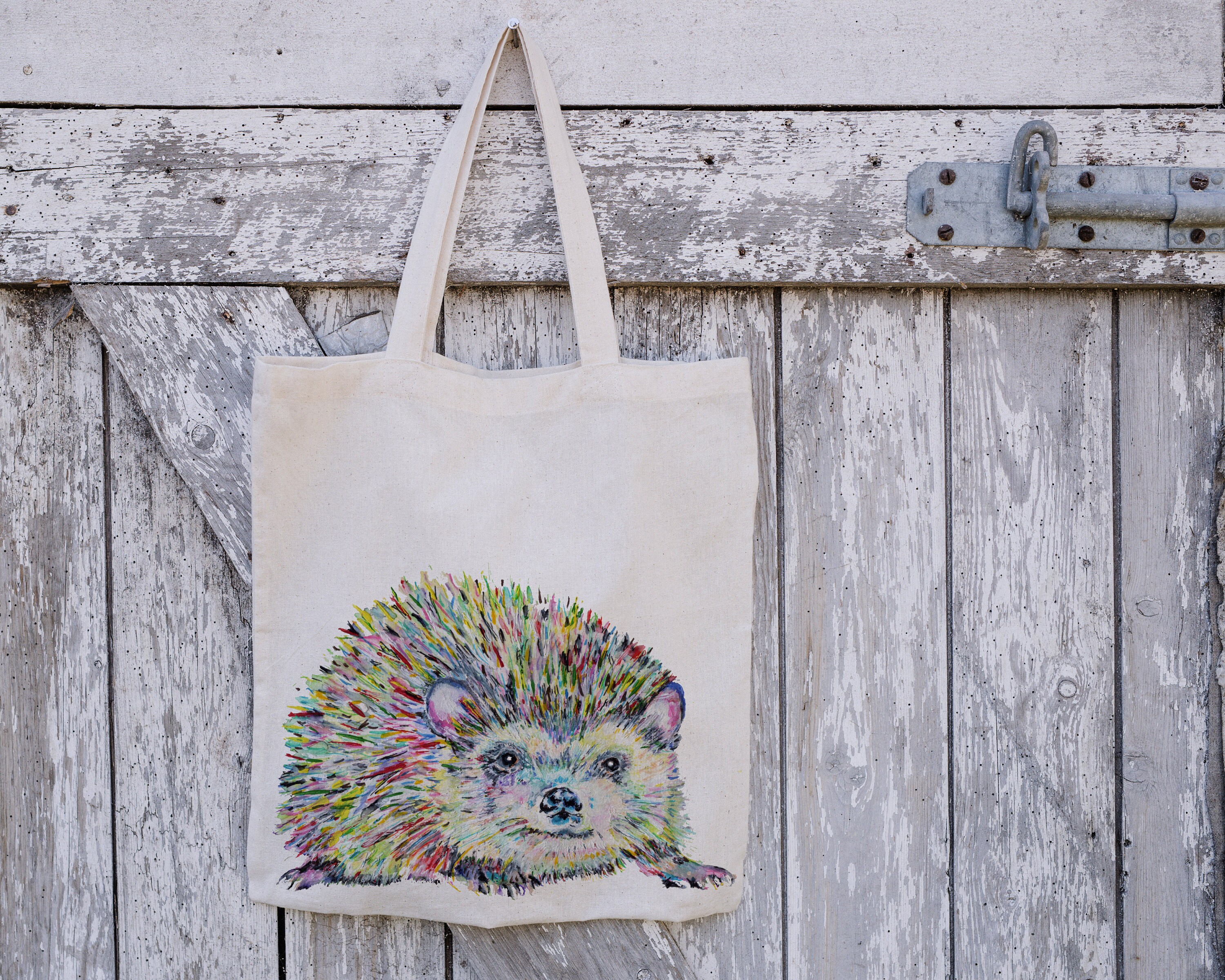 Hedgehog Tote Bag Etsy UK