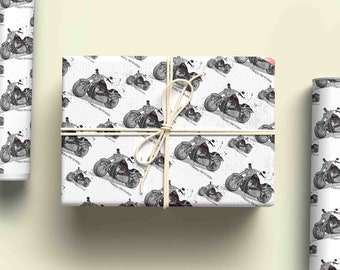 Motorbike Wrapping Paper