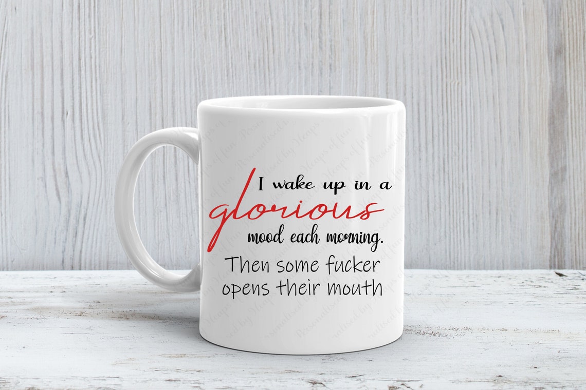 Adult Sweary Mug Funny Gifts Mature Content Etsy
