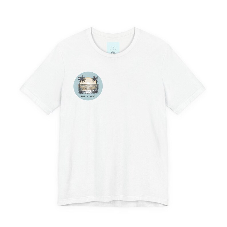 Unisex T-shirt van 100% Airlume gekamd en ringgesponnen katoen - Salt + Light afbeelding 3