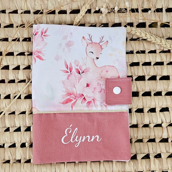 Protège carnet de santé personnalisé bébé fille/fille. Cadeau de naissance, Cadeau baby shower.